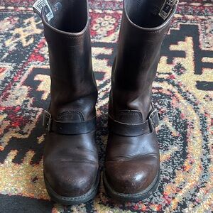 Frye Dark Brown Leather Boots